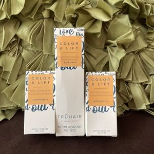 NIB Truhair Color & Lift Root Color Powder + 2 Refills (Auburn)